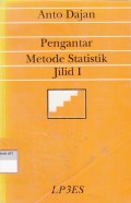 pengantar  metode statistik Jilid 1