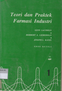 TEORI DAN PRAKTEK FARMASI INDUSTRI