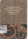 Pengembangan Sumber Daya Manusia Dalam Rangka Pembangunan Nasional