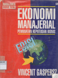 Ekonomi Manajerial Pembuatan Keputusan Bisnis