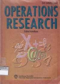 Image of Operations Research edisi kedua