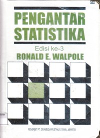 Image of Pengantar Statistika edisi ke 3