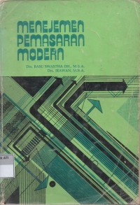 Image of Menejemen Pemasaran Modern
