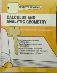 Image of Calculus and Analytic Geometry