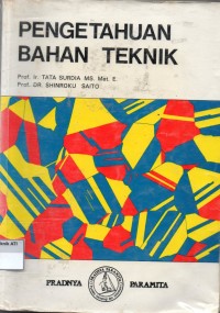 Image of Pengetahuan bahan teknik