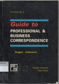 Image of Guide to Professional & Bussiness Correspondence