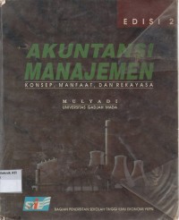 Image of Akutansi Manajemen: konsep, manfaat & rekayasa