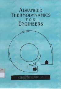Image of ADVANCED THERMODYNAMICS FOR ENGINEERS