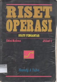 Image of Riset Operasi: Suatu Pengantar