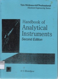 Image of HANBOOK OF ANALYTICAL INSTRUMENTS