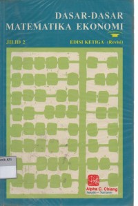 Image of Dasar Dasar Matematika Ekonomi