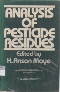 Image of Analysis of Pesticide Residues