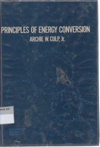 Image of Principles Of Energy Conversion